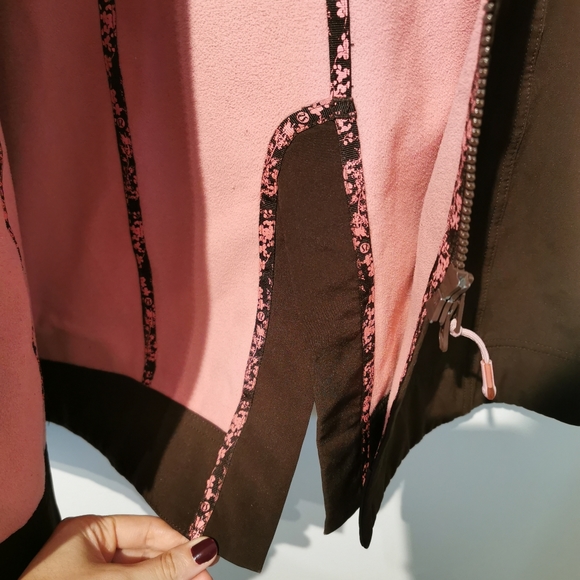 Lululemon s6 apres yoga brown pink long jacket - Picture 11 of 13
